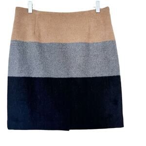 AMANDA + CHELSEA 8 Colorblock Mini Skirt Women Size XS